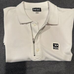 Diesel White Men's Polo Shirt